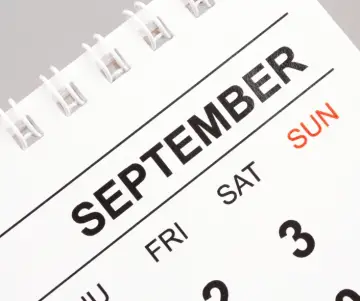 Calendrier septembre 2023 - Chili