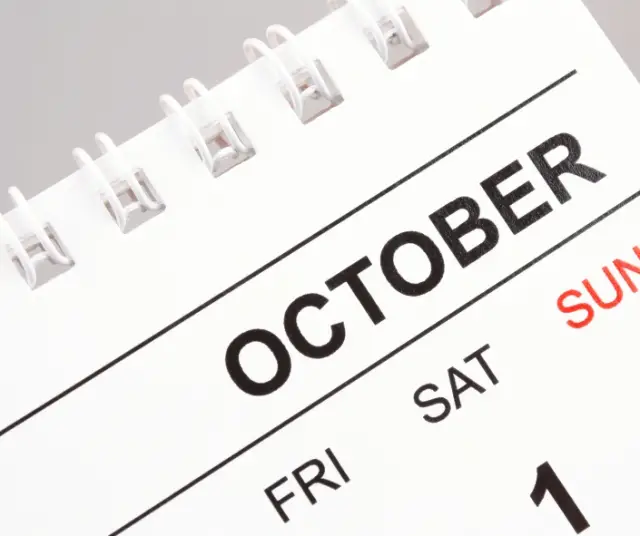 Calendrier octobre 2023 - Chili