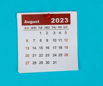 Calendrier août 2023 - Chili