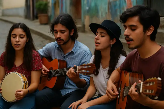 Chilean folk music is experiencing a revival among young people 