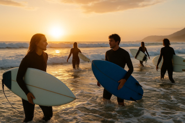 Deportes de verano en Chile surf, kayak y escalada en la temporada 2026