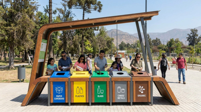 Cómo reciclar correctamente en Chile: guía de puntos limpios, colores de contenedores y Ley REP