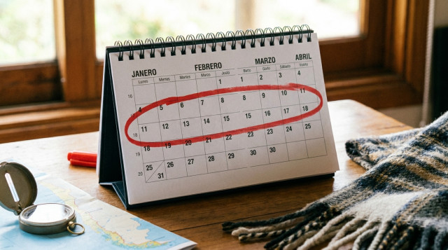 Cuánto duran los tramos sin ninguna fecha señalada en el calendario chileno